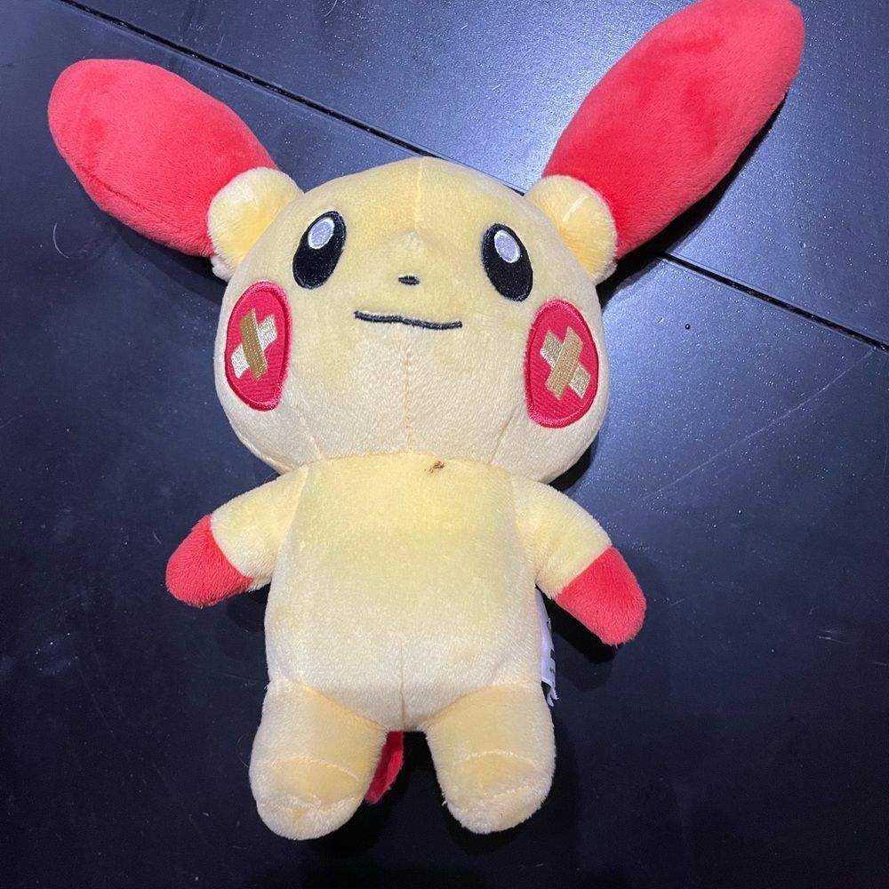 Pokemon Plusle Plush Tomy Nintendo Creatures 2015 Stuffed Animal Toy Plushie 10”